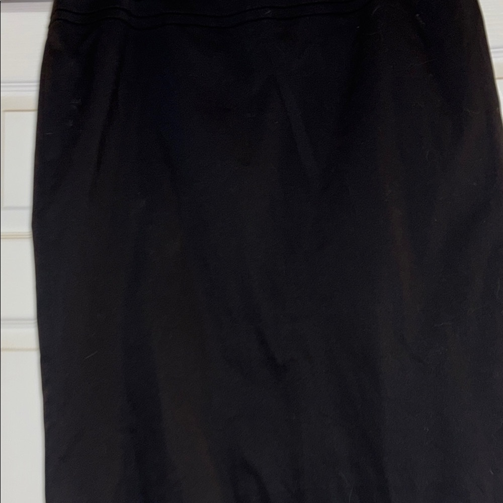 Talbots Classic Black Women's Skirt stretch pencil size 16 - Picture 2 of 4